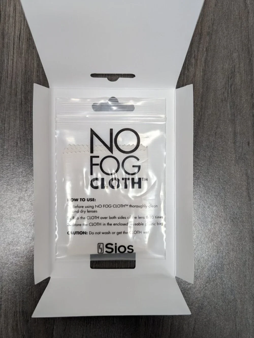 Set of 5 Sios Santinelli NO FOG Microfiber Lens Cloth for Glasses Lenses, 6 x 7